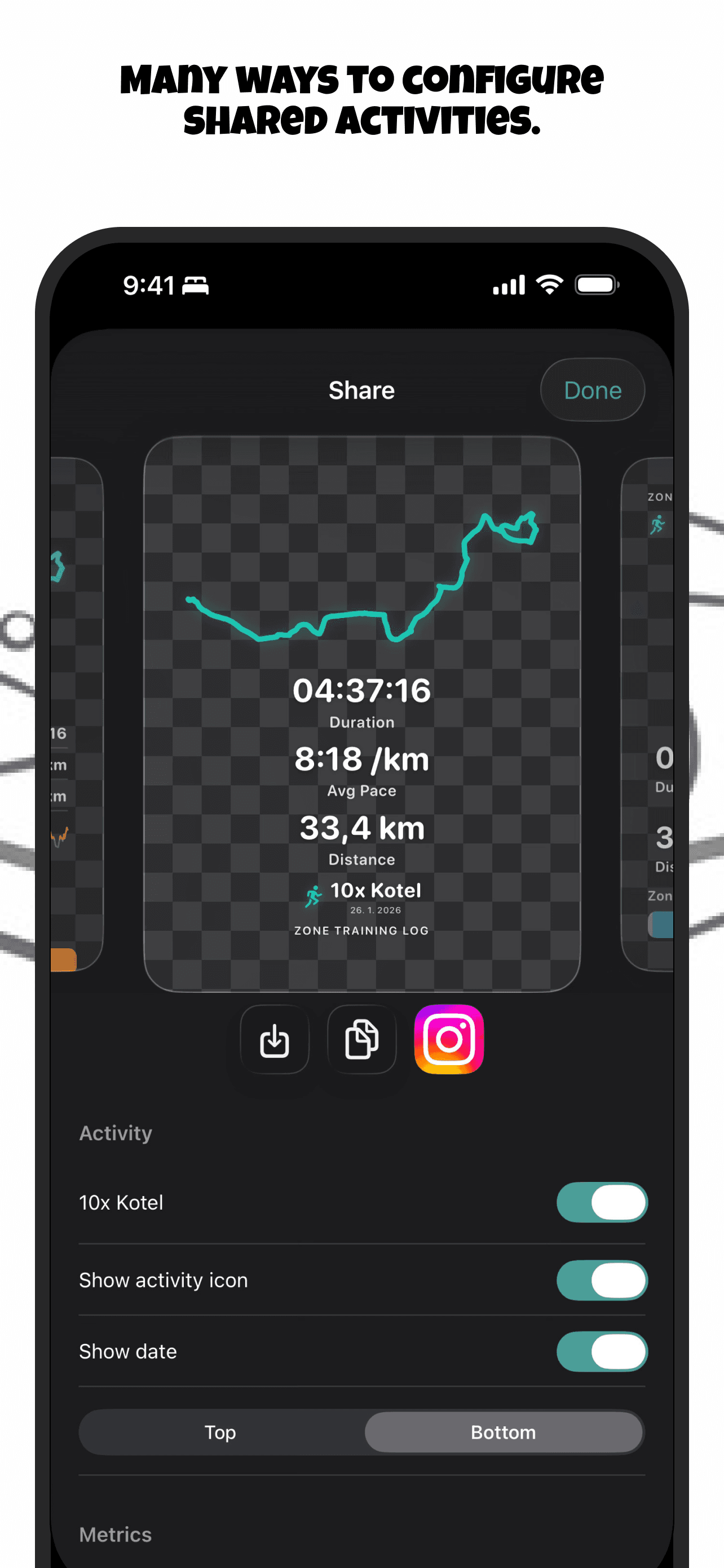 Zone Training Log App Store screenshot 7